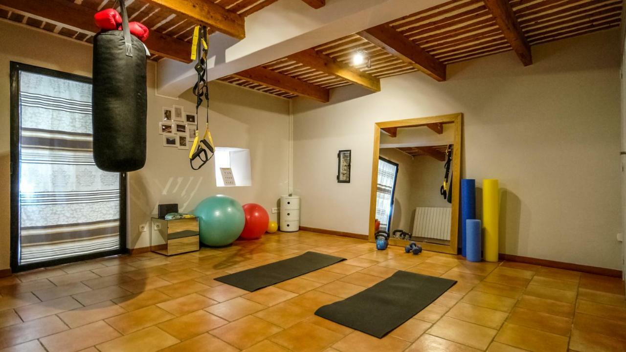Bed and Breakfast La Ferme Des Belugues Le Barroux Экстерьер фото